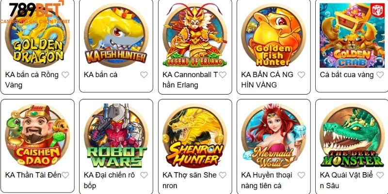 Ưu điểm của sảnh game săn cá 789Bet