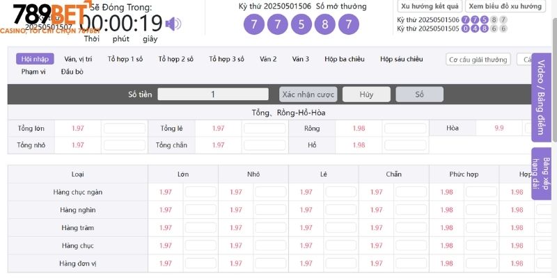 TP Lottery: Nền Tảng Quay Thưởng Xổ Số Xuất Sắc Tại 789Bet 3 Các trò chơi được yêu thích nhất tại sảnh TP Lottery